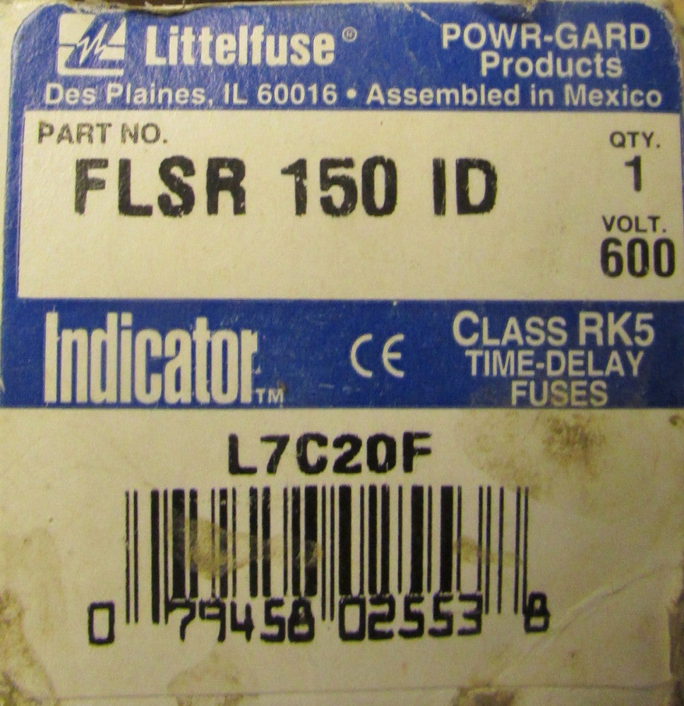 LITTELFUSE RK5 Fuse 150 Amp 600V FLSR 150 ID