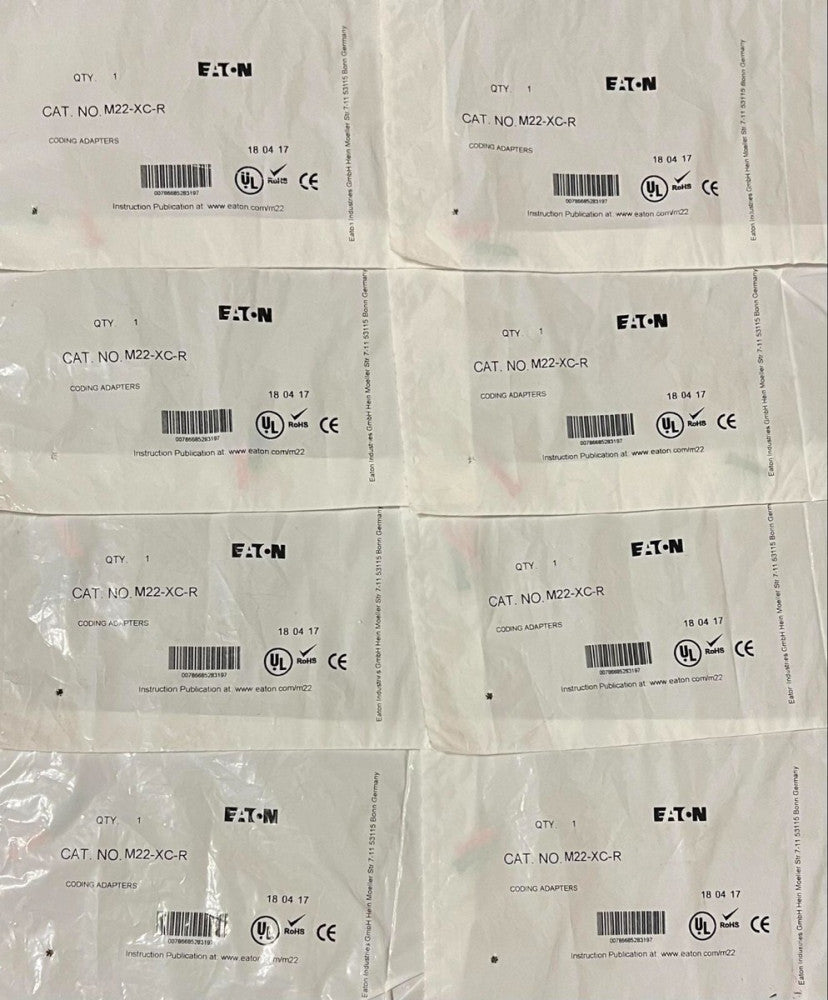 (LOT OF 8) EATON CUTLER HAMMER M22 XC R Coding Adapters