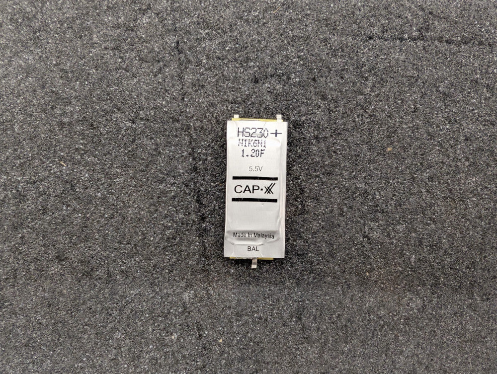 NEW, CAP-XX, HS230, DUAL CELL SUPERCAPACITOR