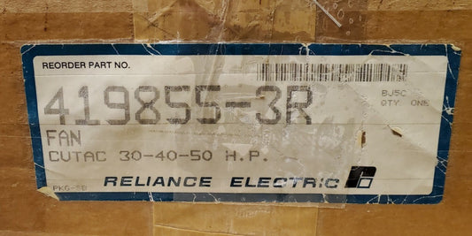 RELIANCE ELECTRIC 419855 3R CUTAP 30 40 50 HP Drive FRN BJ5C FASCO Motor
