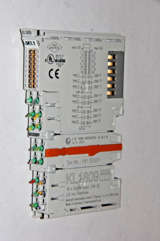BECKHOFF KL1809 16-Channel Digital Input Terminal