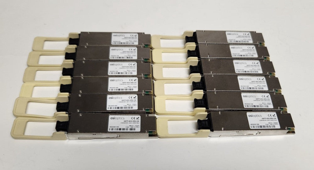 LOT OF 12 OSIOPTICS QSFP 40G SR4 OSI 40GBASE SR4 CISCO Compatible Transceiver
