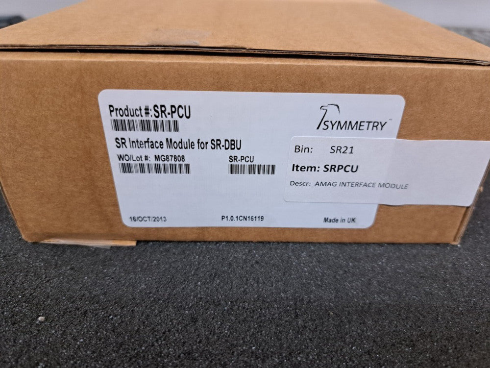 New, Symmetry, SR-PCU, SR INTERFACE MODULE FOR SR-DBU