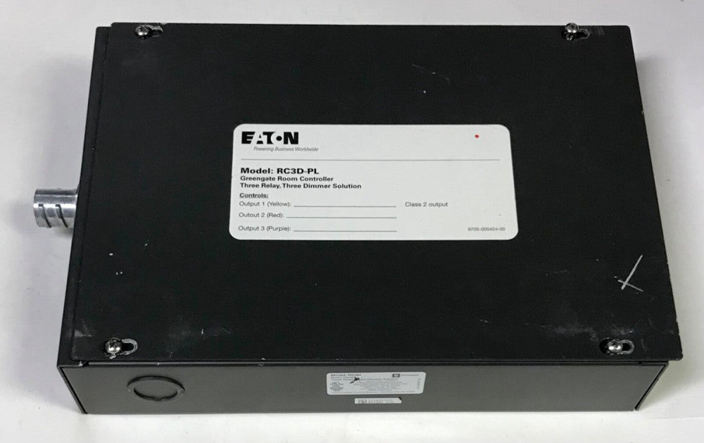 EATON Model RC3D PL GREENGATE Room Controller Three Relay Three Dimmer