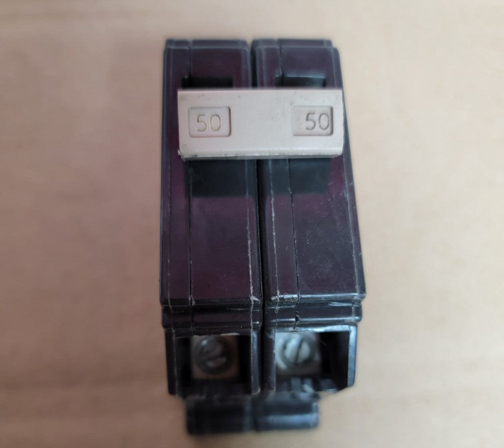 EATON CUTLER HAMMER CH250 2 Pole 50 AMP Type CH Circuit Breaker 