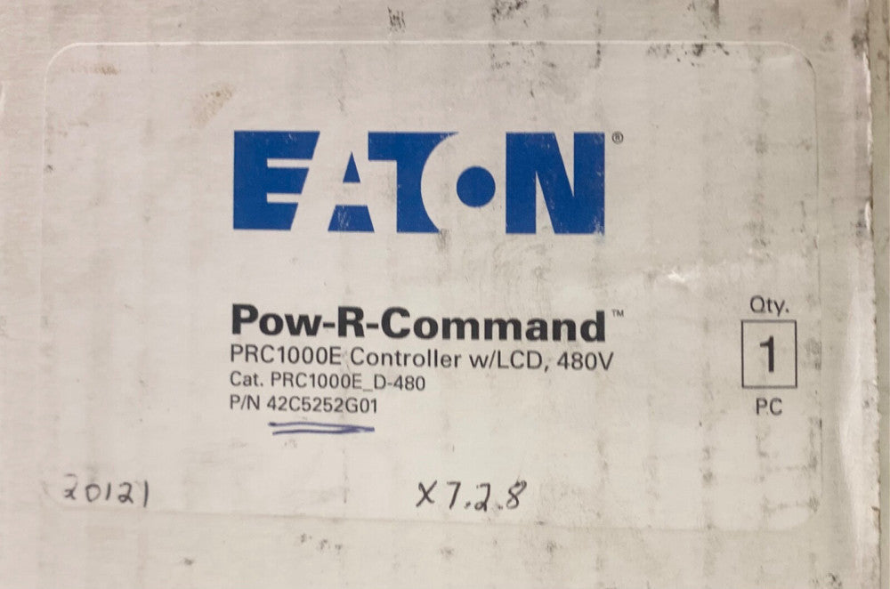 EATON PRC1000E D 480 Pow R Command Lighting Controller 30 VAC VDC 42C5252G01 LCD