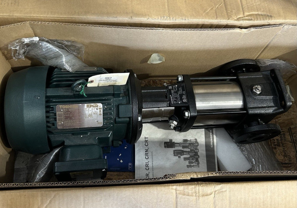 Grundfos Part #91129363, CR 5-7 A-FGJ-A-E-HQQE Multi-Stage  Pump With Motor
