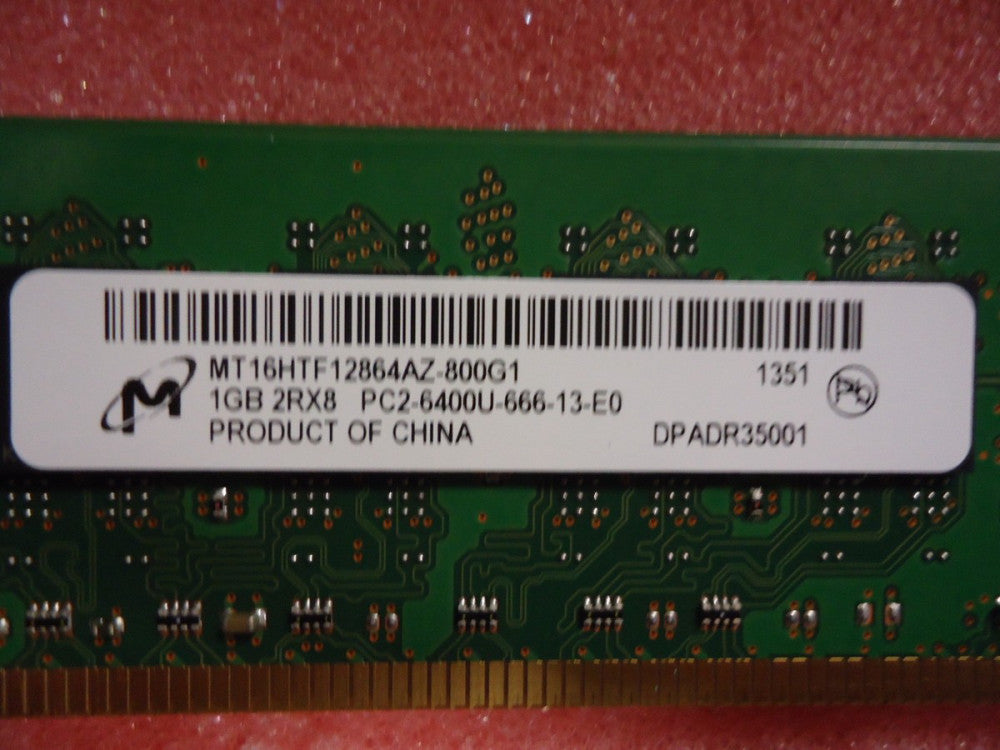 MT16HTF12864AZ-800G1 Micron Tech 1Gbit FBGA DDR2 SDRAM NEW!