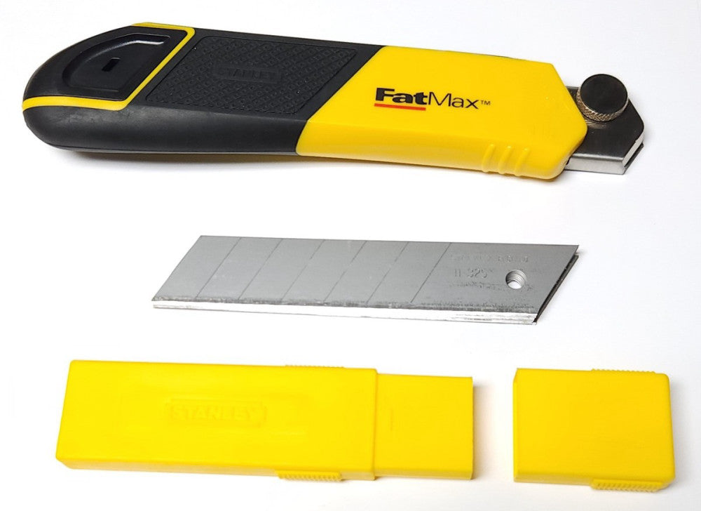 STANLEY 10-486 FATMAX SNAP OFF Utility Razor Knife 8.5" TPE HANDLE 25mm BLADE