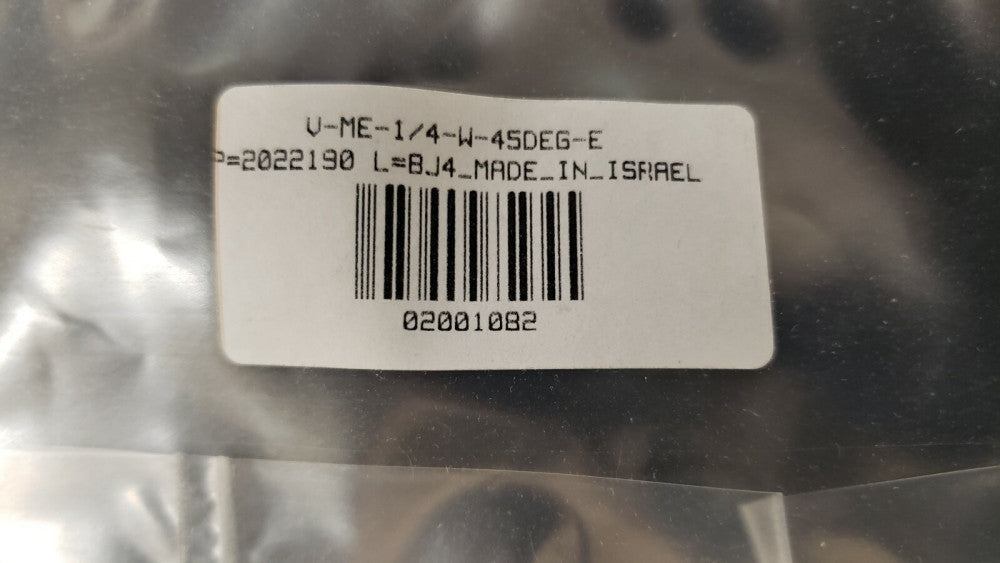 New, Ham-let, V-ME-1/4-W-45DEG-E, Elbow, Mini, Butt Weld, 45, No shoulder