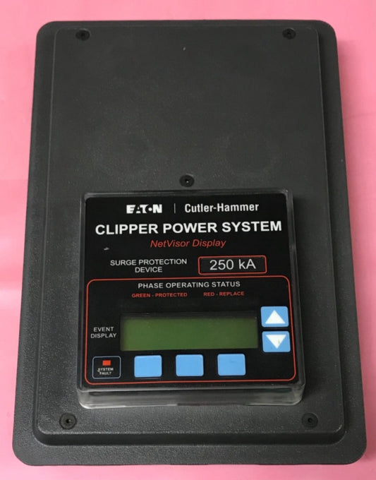 EATON CUTLER HAMMER CLIPPER POWES SYSTEMS NetVisor Display 250kA SPD CPS Surge