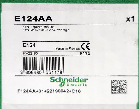 SCHNEIDER ELECTRIC E124AA MICOM Type E124 Capacitor TRIP Unit Module