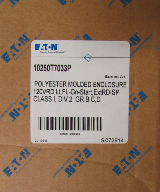 EATON CUTLER HAMMER 10250T7033P START STOP Red Illum 3 Element Control Station 