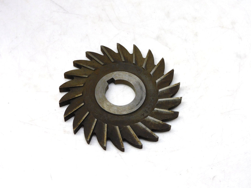 UTD Straight Side Milling Cutter 4" X 9/32" X 1" HSS 22 tooth 3-26-54