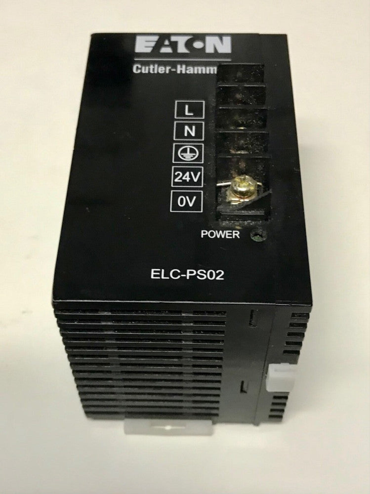 EATON CUTLER HAMMER ELC PS02 PLC ELC Power Supply Module Input 100-240 VAC
