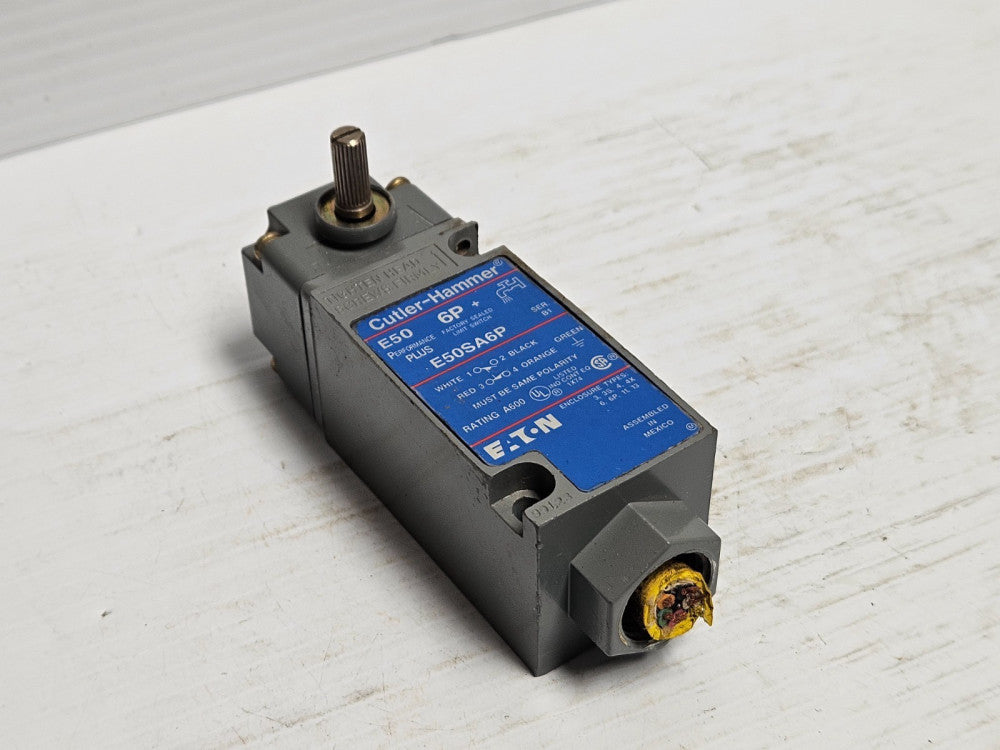 Cutler Hammer Limit Switch E50SA6P Ser B1 E50DR1 Ser A1 - USED