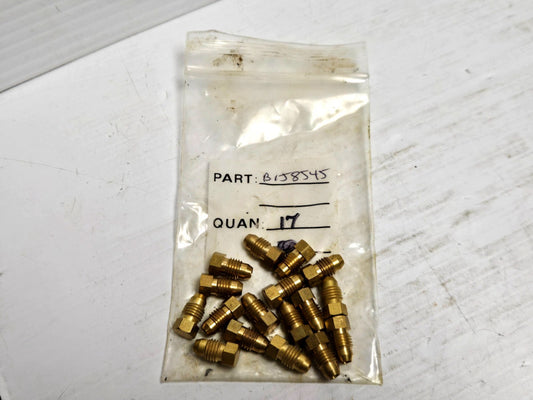 NEW LOT OF 17 NO NAME MALE BRASS COMPRESSION BUSHING FITTING B1J8545 5/16-24