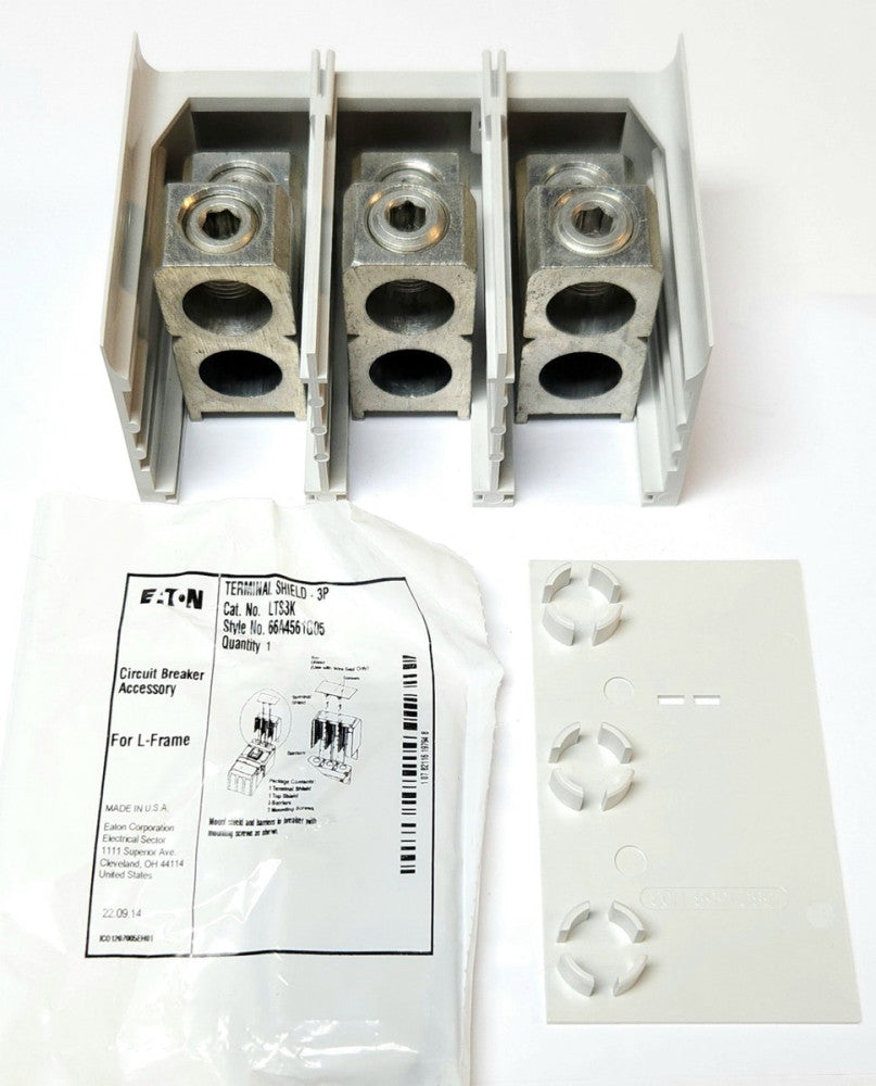 EATON CUTLER HAMMER 3TA632LK Lug Kit Lightly Used with New LTS3K Shield Kit
