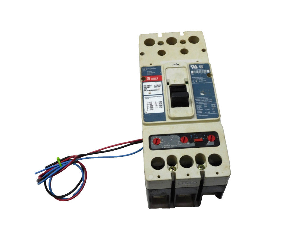 Cutler Hammer HMCP250J5WA02D01 Circuit Breaker 250A 3P 600vac 250vdc
