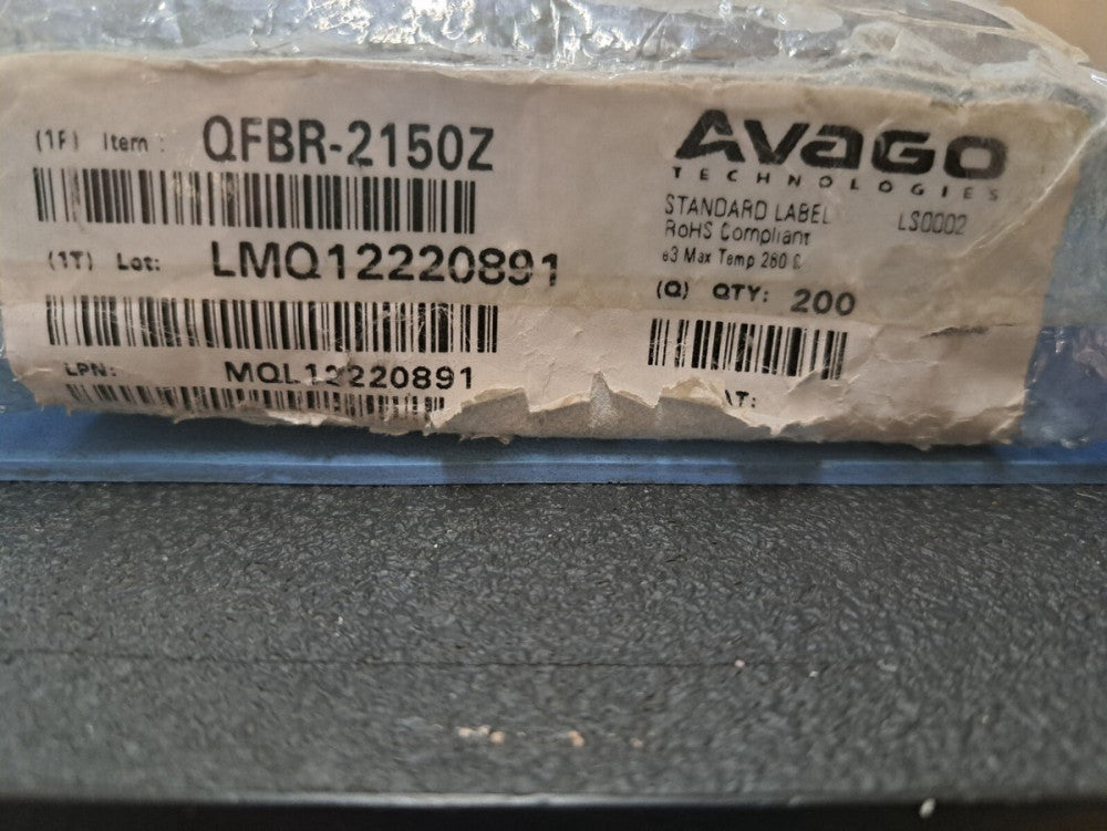New, Avago, QFBR-2150Z, CON OTH RECVR FIBER OPT