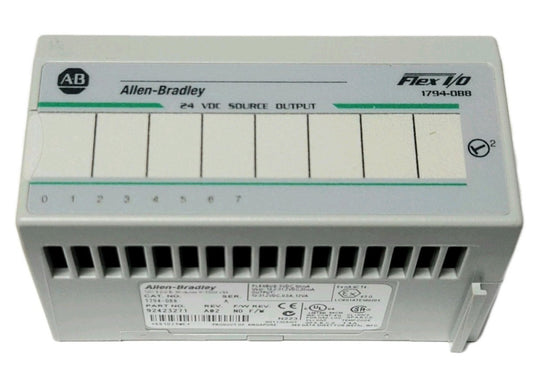 ALLEN BRADLEY 1749 OB8 Flex I/O 24 VDC SOURCE OUTPUT Module 1749-OB8 92423271