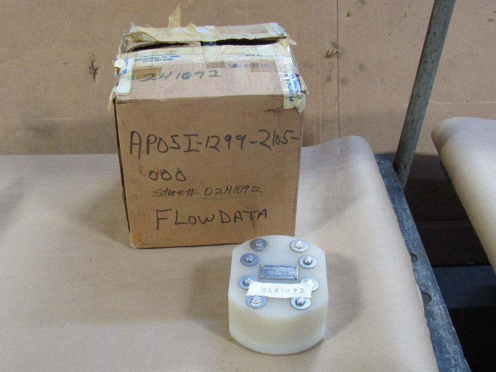 NEW FLOWDATA FLOW METER AP051-1299-2105-000 125PSI 12GPM 125°F AP05I-1299-2105-0