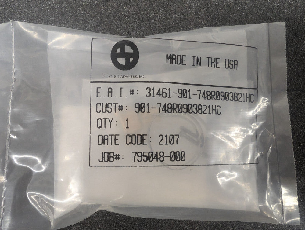 New, Electro Adapter Inc, 901-748R0903821HC, ADAPTER BACKSHELL