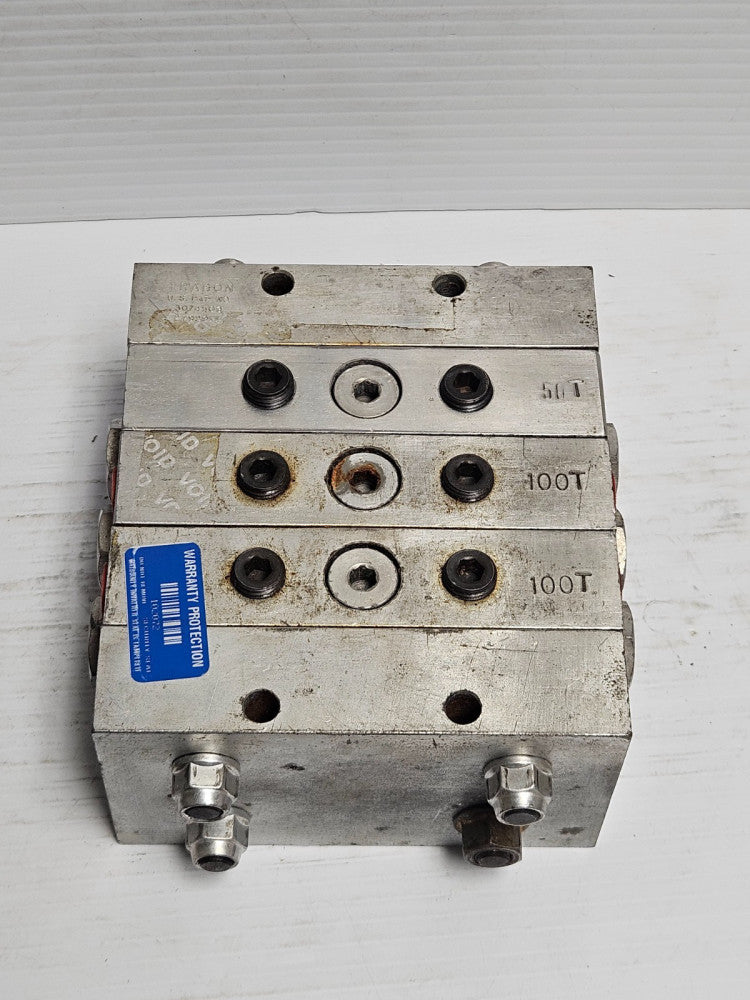 Trabon Lubricator Manifold Valve 3074509 50T 100T - used