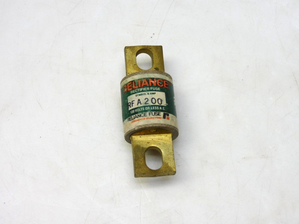 RELIANCE RFA200 RECTIFIER FUSE 130V 200AMP
