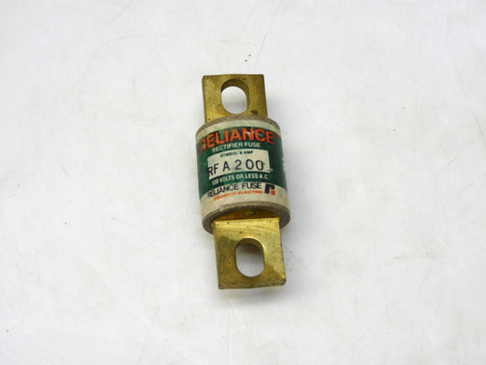 RELIANCE RFA200 RECTIFIER FUSE 130V 200AMP