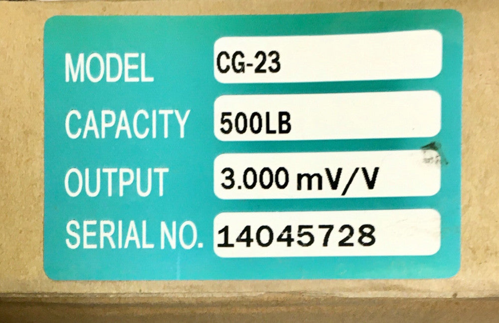 COTI GLOBAL SENSORS CG-23 500LB Capacity Load Cell Sensor