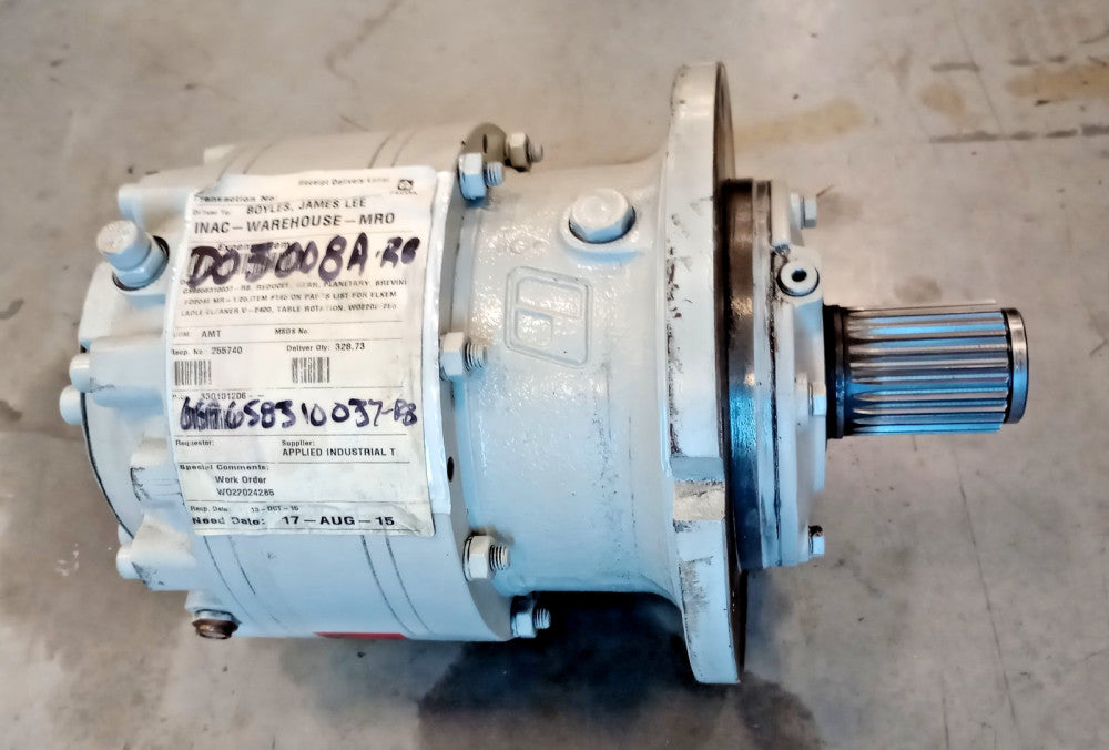Brevini GS9658310037 Used Planetary Gear Reducer ED2046 MR=1:25 for V-2400 table
