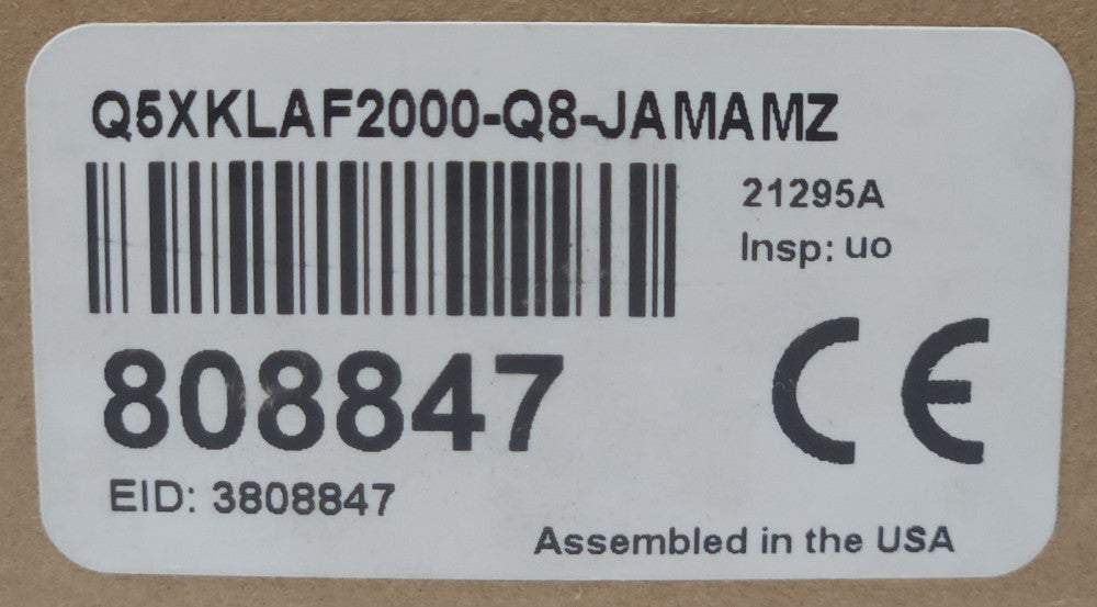 BANNER Q5XKLAF2000 Q8 JA MZ 80847 Laser Q5X Laser Triangulation Sensor Dual Mode