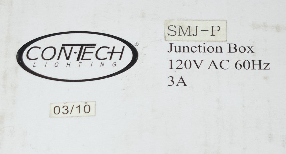 CONTECH CON-TECH SMJ-P 120 VAC 3 AMP Lighting Junction Box SMA C1