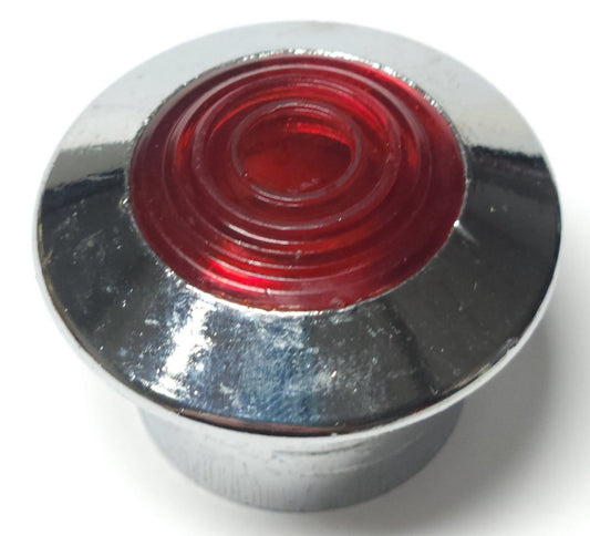 REES 41252 002 Red Illuminated Fresnel Heavy Duty Chrome Metal Push Pull CAP for