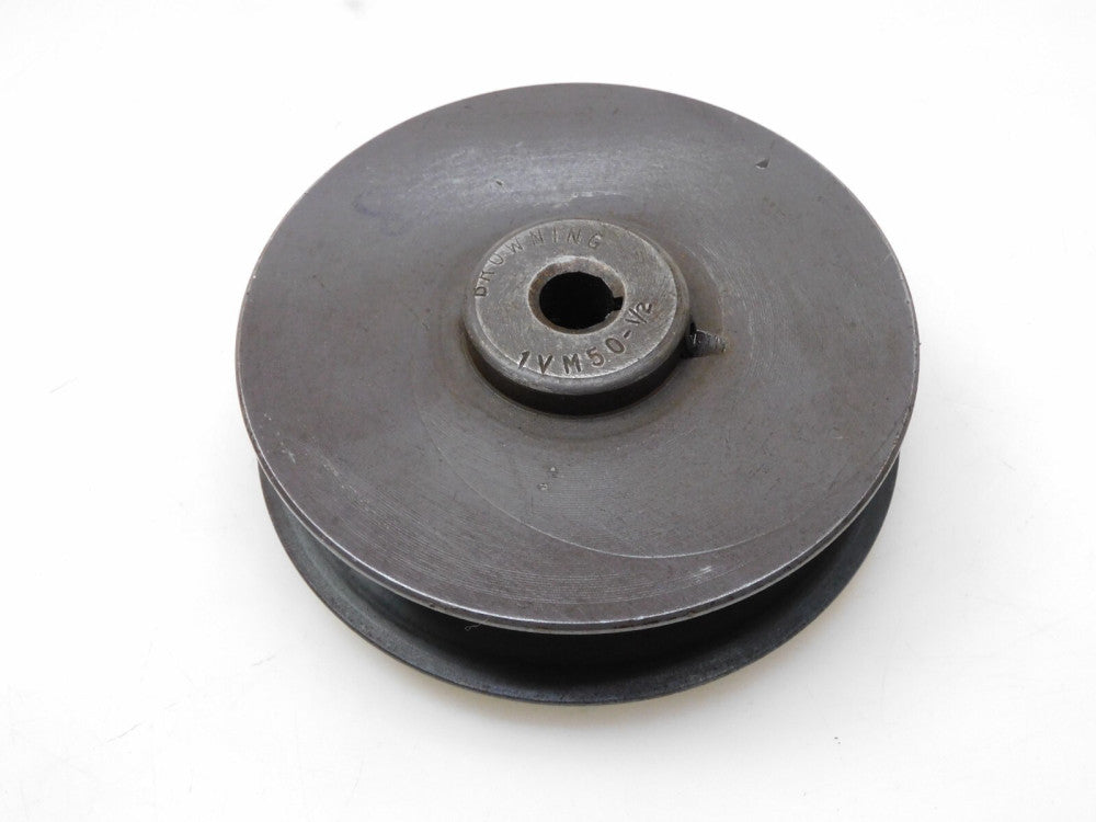 BROWNING 1VM50-1/2 VARIABLE PULLEY 1/2" BORE 1/8" KEYWAY SINGLE GROOVE