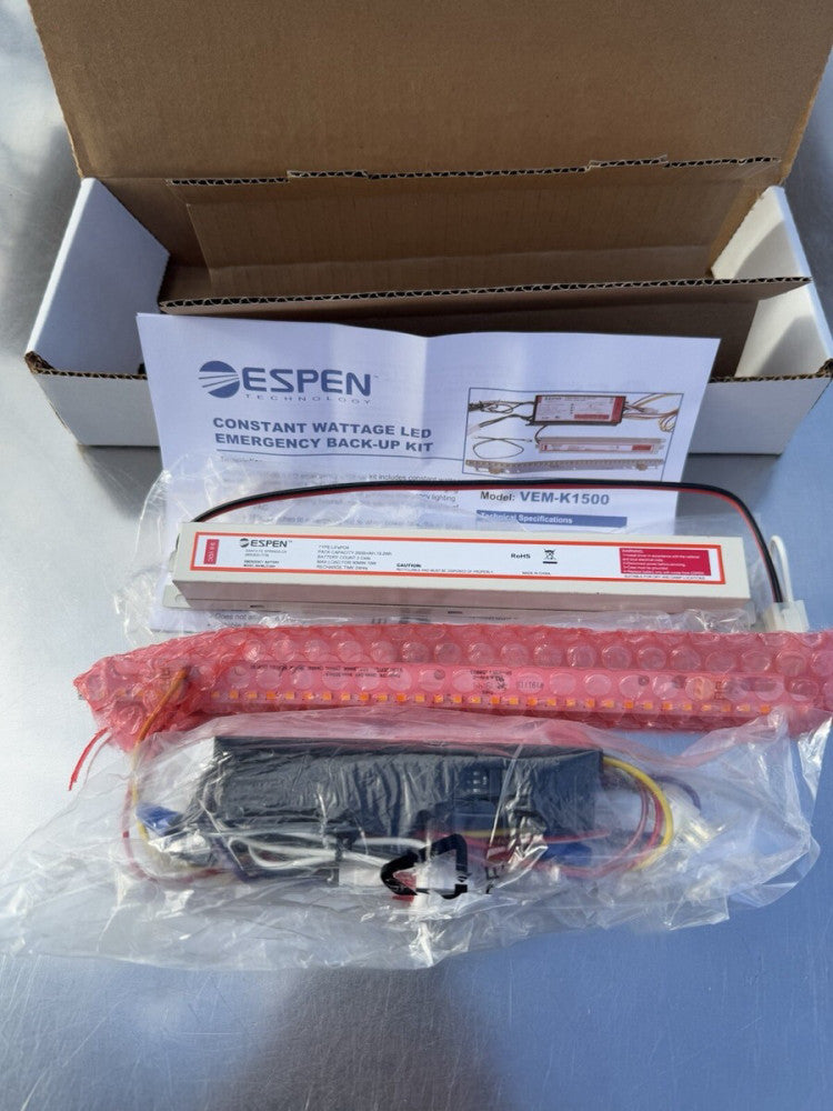 Espen VEM-K1500 LED Emergency Back Up Kit Driver 10W - New