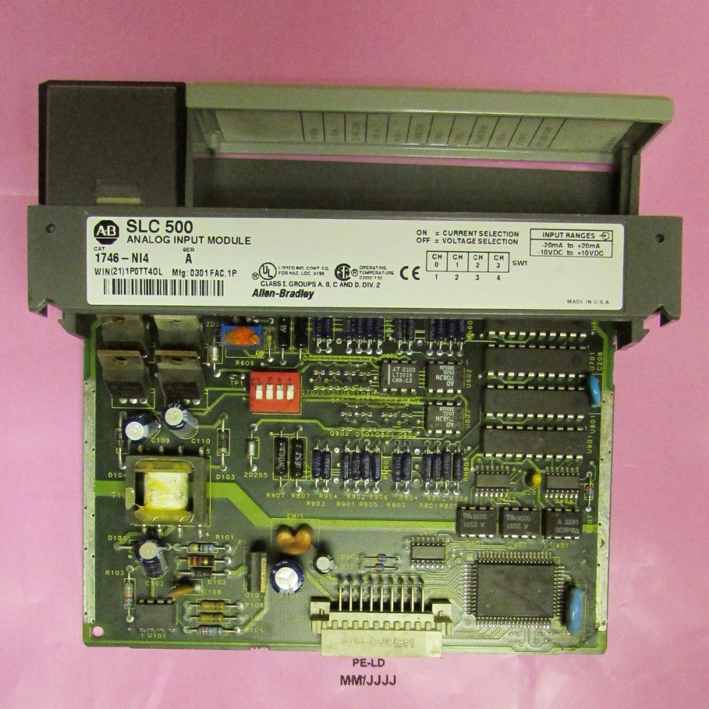 ALLEN BRADLEY 1746 NI4 Series A SLC 500 Analog Input Module