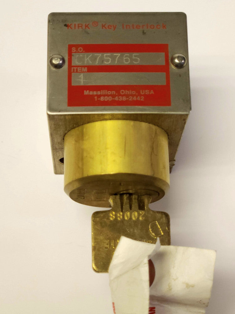 KIRK KEY CK75765 Flush Single Key Interlock