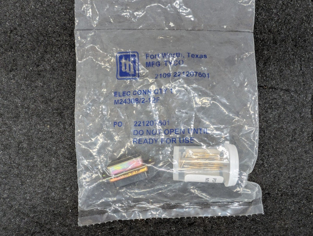 New, TE Connectivity, M24308/2-12F, CONN D-SUB HD RCPT 26POS PNL MNT