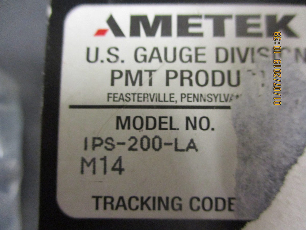 IPS-200-LA-V-0-30-CBM-NPT Ametek 0-30PSI / 1/4" ANPT BRAND NEW!