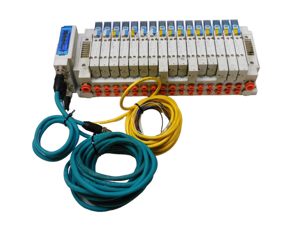 SMC Solenoid Bank EX260-SEN1 5) SY5100T-5NZF1 6) SY5200T-5NZF1 5) SY5300T-5NZF1