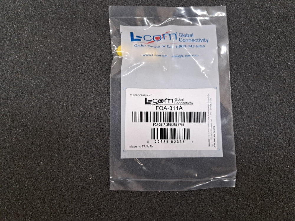 New, L-Com, FOA-311A, FIBER ADAPTER, ST/FC RECT BODY CERAMIC, Sold in lots of 2