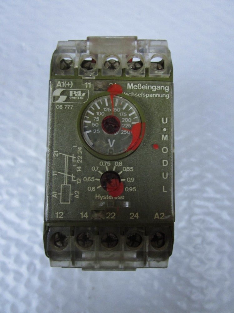PILZ P1U-1NB/220V/2U SAFETY RELAY 250V 8A AMP 1100VA 477064