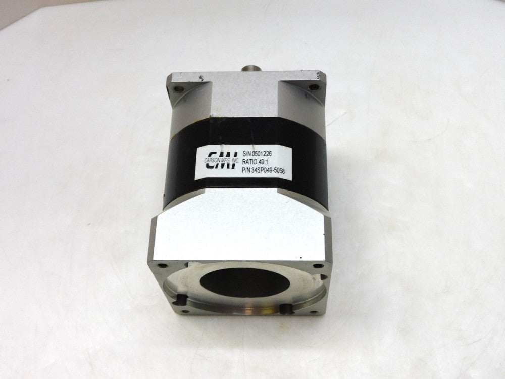 CARSON MFG 34SP049-5058 PLANETARY GEARHEAD 49:1 RATIO 34SP049