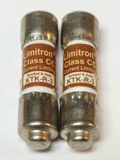 LOT OF 2 BUSSMANN KTK R 3 Limitron Current Limiting Fuse 600 VAC 3 AMP