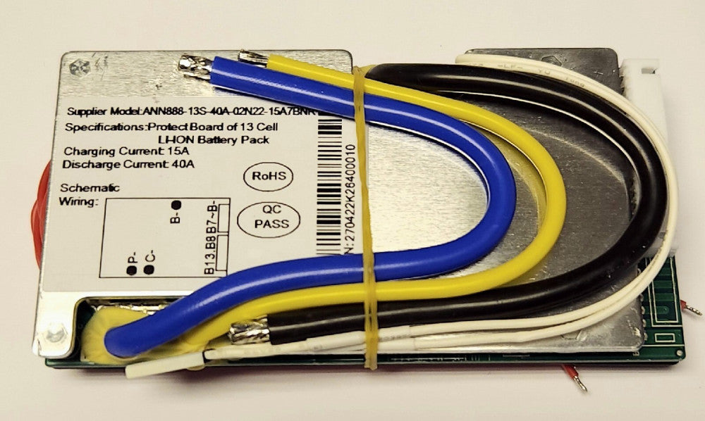 13M40A-FK ANN888 13S 40A 02N22 15A7BNR 13 Cell LHION Battery Pack PC Board