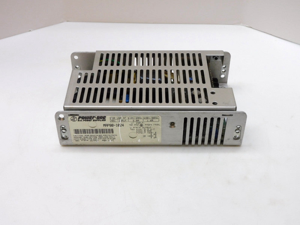 POWER-ONE MAP80-1024 DC POWER SUPPLY 110V 60Hz 2.5A