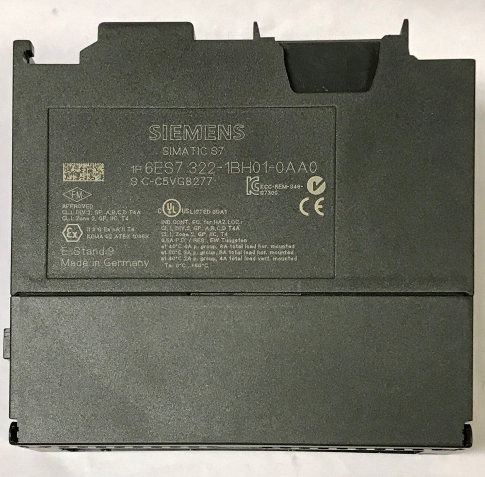 SIEMENS 6ES7 322 1BH01 0AA0 Simatic S7 Digital Output Module DO 16XDC 24V 0.5A