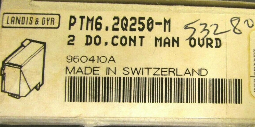 LANDIS & GYR PTM6 2Q250-M 2 DO CONT MAN OVRD Module